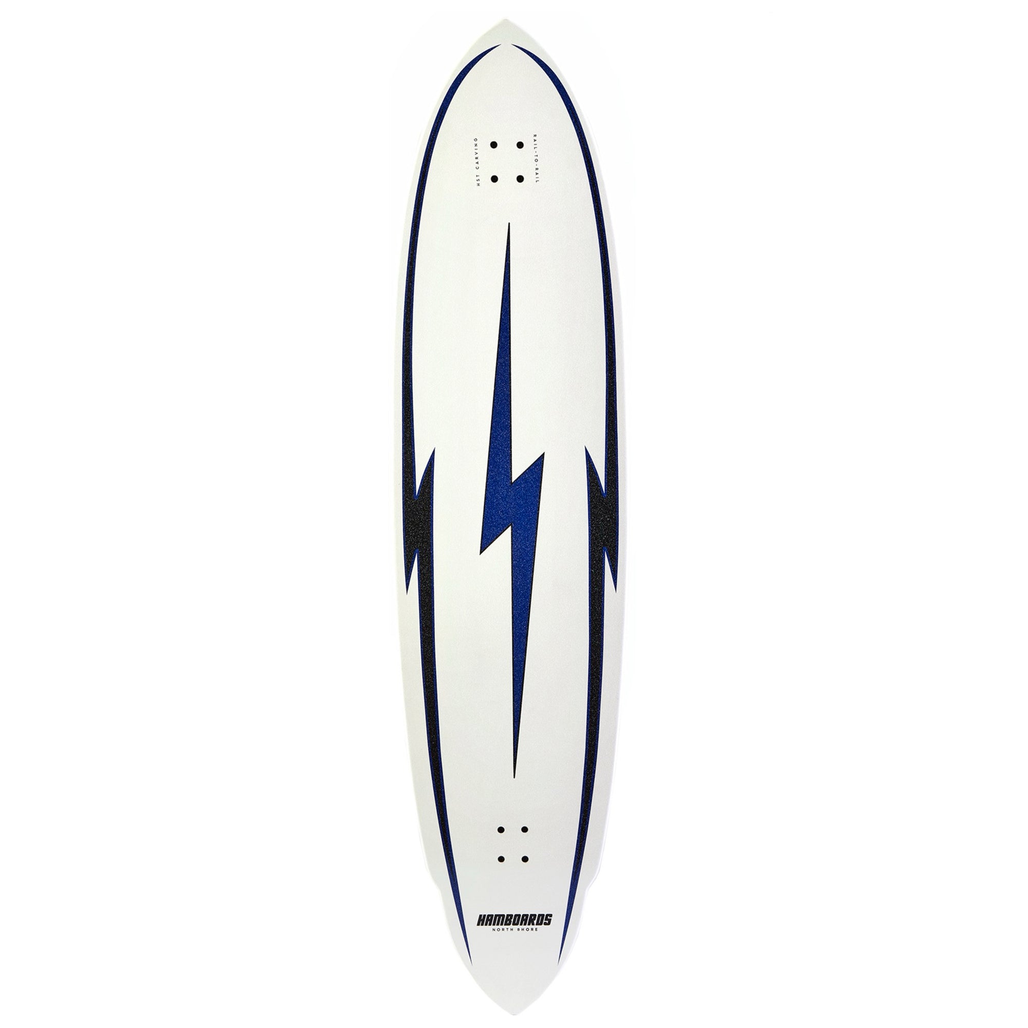Hamboards - 5'7'' The Pinger - North Shore White - Deck Only