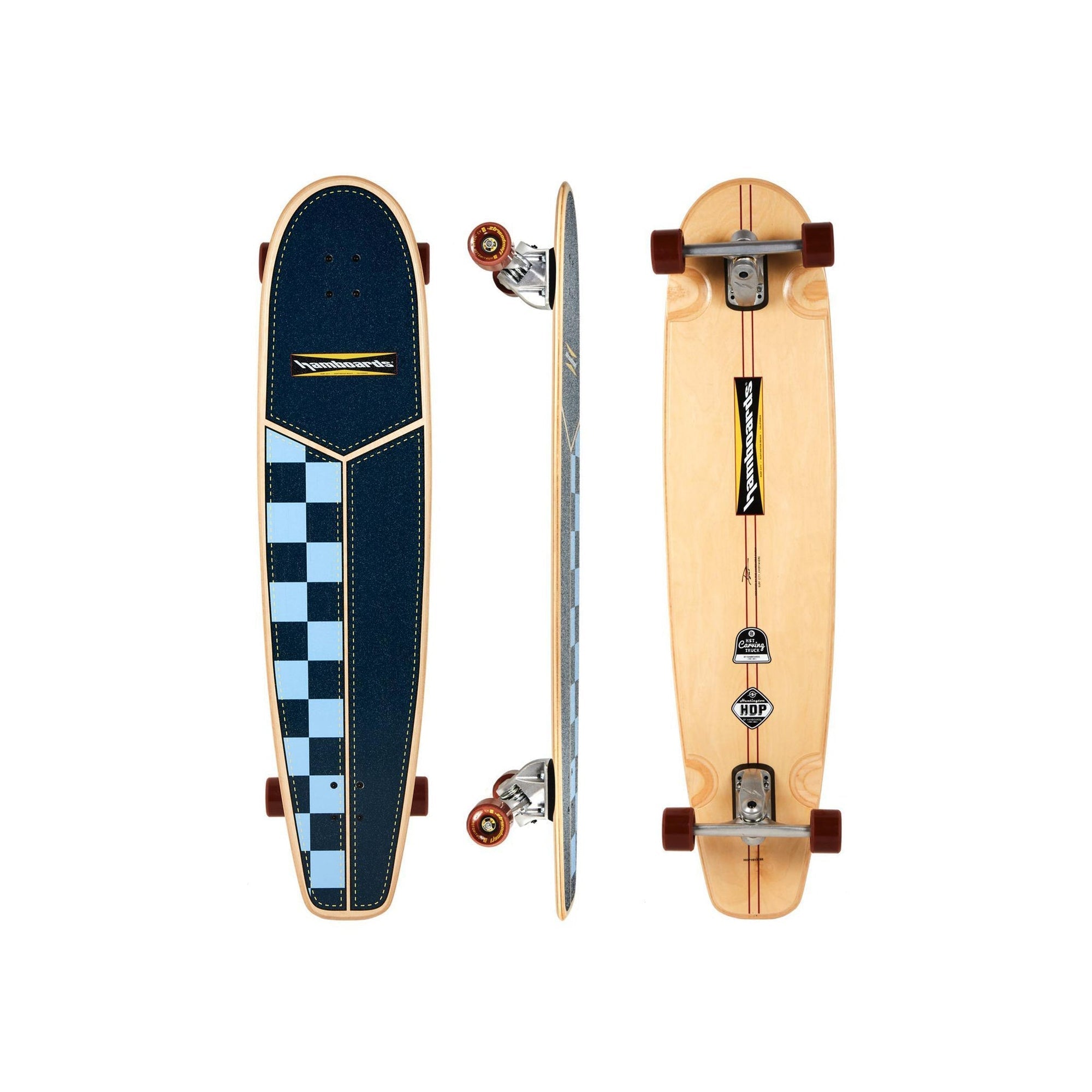 Hamboards - 45" The Huntington Hop - Navy/Light Blue Checkers