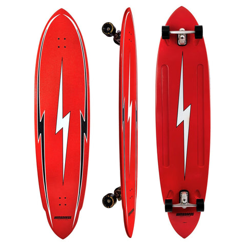 Hamboards - 5'7'' The Pinger - North Shore Red