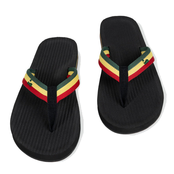 Indosole - Mens Flip Flops - Easy Living - Reggae
