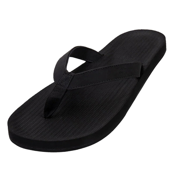 Indosole - Mens Flip Flops - ESSNTLS - Black