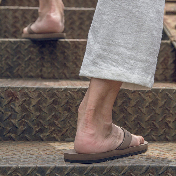 Indosole - Mens Flip Flops - ESSNTLS - Soil - The Mysto Spot