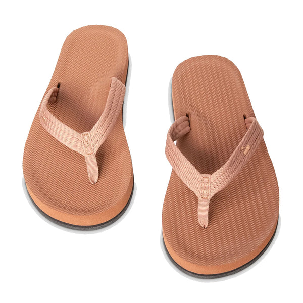 Indosole - Womens Flip Flops - Easy Living - Rust
