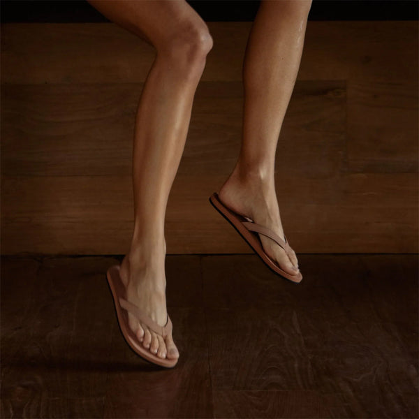 Indosole - Womens Flip Flops - ESSNTLS - Rust