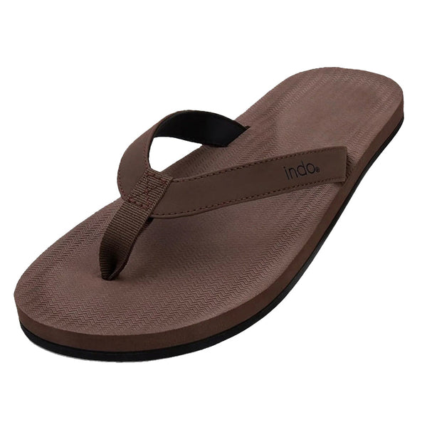 Indosole - Mens Flip Flops - ESSNTLS - Soil - The Mysto Spot