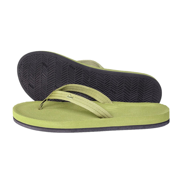 Indosole - Womens Flip Flops - Easy Living - Matcha