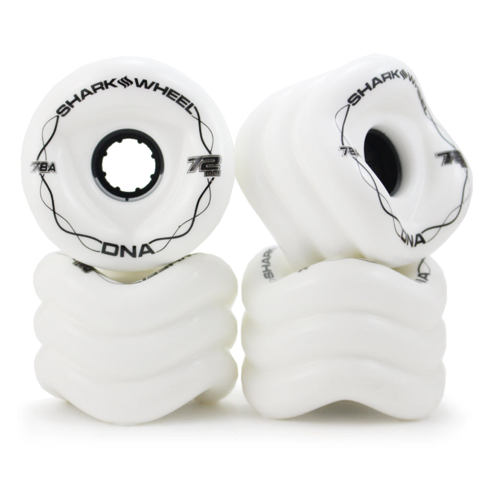 Shark Wheel - DNA Formula - 72mm Skateboard Wheels - White