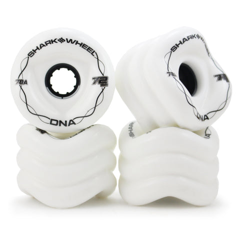 Shark Wheel - DNA Formula - Roues de skateboard 72 mm - Blanc