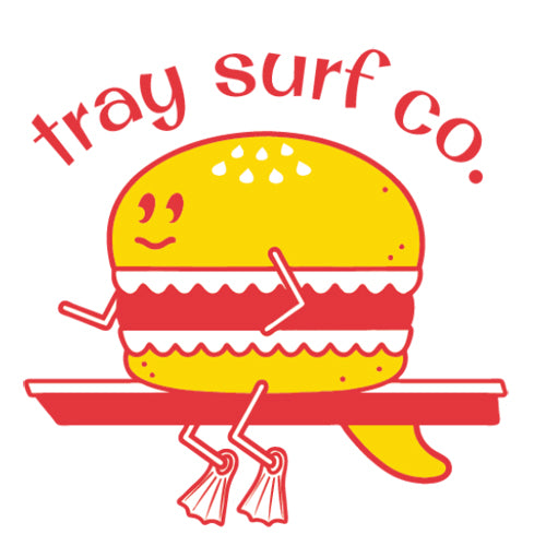 Tray Surf - Fry Tray Trayboard - Yellow