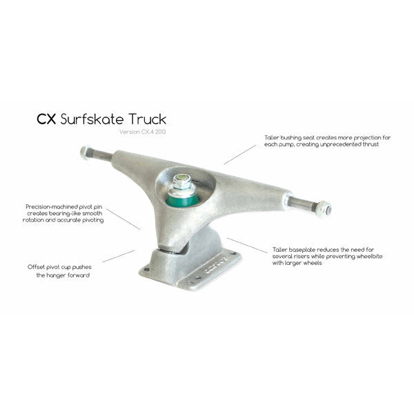 Carver Skateboards - 6.5" CX Truck Set - The Mysto Spot