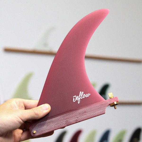 Deflow Mini Cream longboard fin - The Mysto Spot