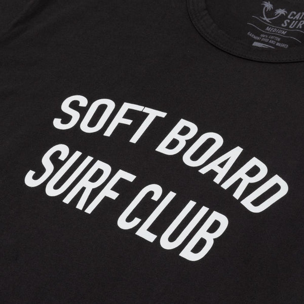 Catch Surf - Catch Surf - Softboard Surf Club S/S Tee ~ Black - Products - The Mysto Spot