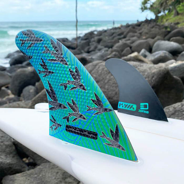 3D Fins - Akila Aipa Twin - Flying Fish (FCS1/FCS2/Futures)