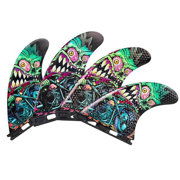 3D Fins - Quad Medium - Rider (FCS1/Futures)