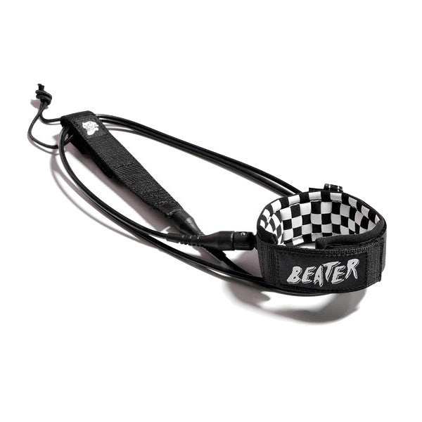 Catch Surf - Catch Surf - Beater Pro Comp 5' Leash - Black/Checker - Products - The Mysto Spot