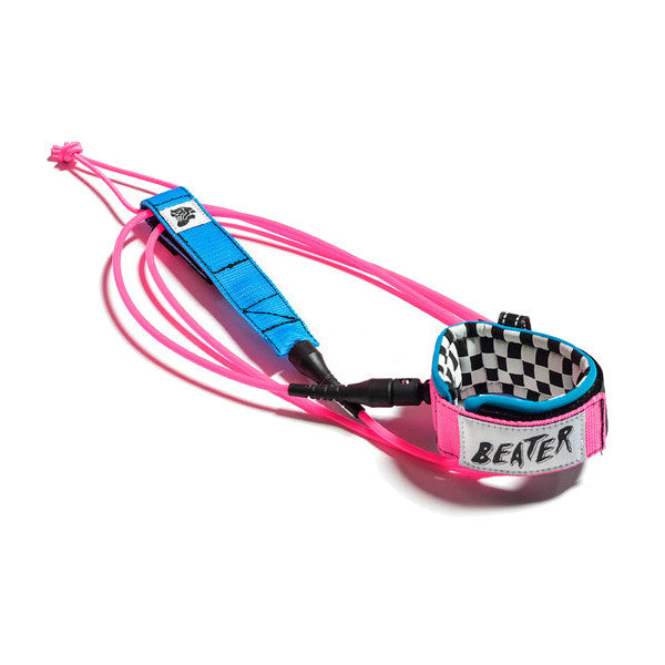 Catch Surf - Catch Surf - Beater Pro Comp 5' Leash - Pink/Blue - Products - The Mysto Spot
