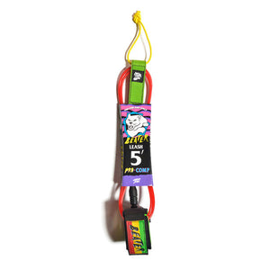 Catch Surf - Catch Surf - Beater Pro Comp 5' Leash - Rasta - Products - The Mysto Spot