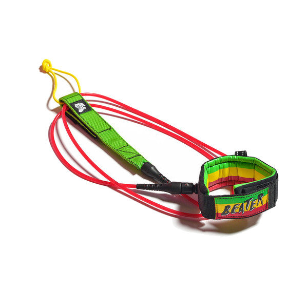 Catch Surf - Catch Surf - Beater Pro Comp 5' Leash - Rasta - Products - The Mysto Spot