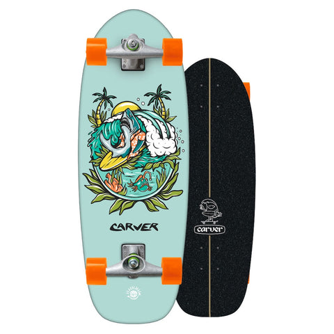 Carver Skateboards - 26" Shark Shredder - C5 Complete