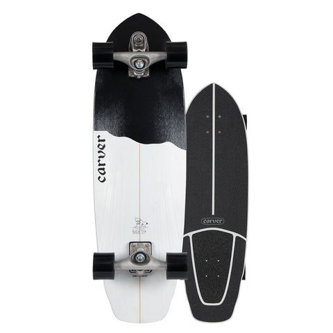 Carver Skateboards - Punta negra de 32,5" - C7 completo