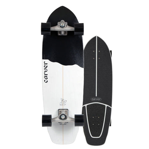 Carver Skateboards - Punta negra de 32,5" - CX Complete