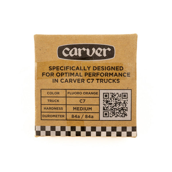 Carver Skateboards - C7 Medium Bushing Set - Orange Glo