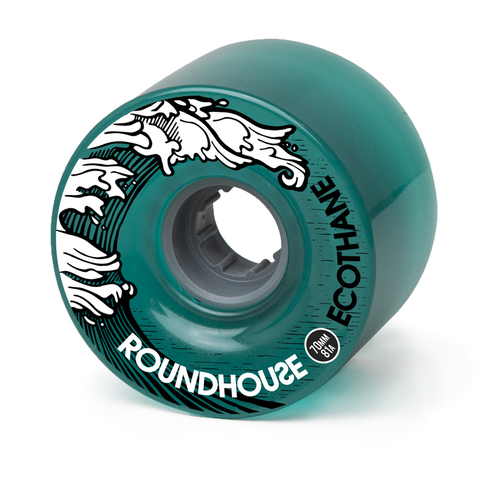Carver Skateboards - Ruedas Roundhouse - Ecotano 70 mm Aqua Mags (81A)