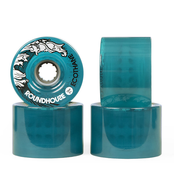 Carver Skateboards - Roundhouse Wheels - Ecothane 70mm Aqua Mags (81A)