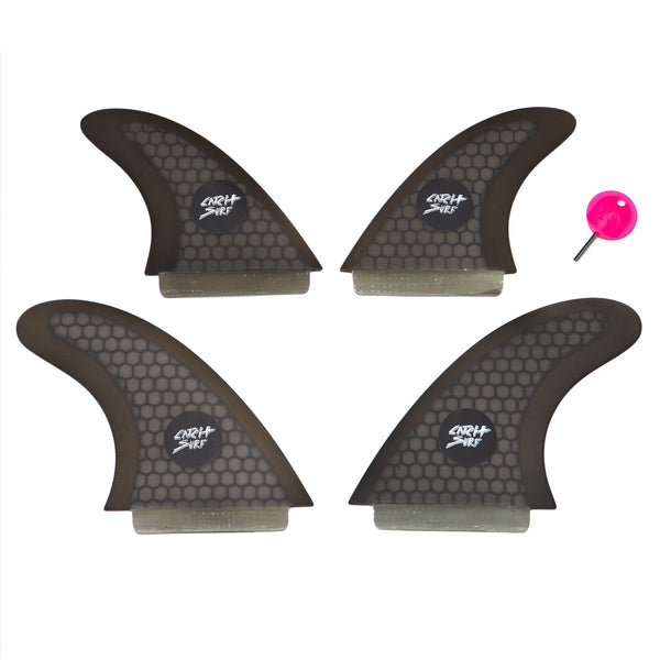 Catch Surf - Catch Surf - Ultra Hi-Perf Quad Fin Kit - Black - Products - The Mysto Spot