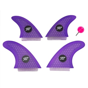 Catch Surf - Catch Surf - Ultra Hi-Perf Quad Fin Kit - Purple - Products - The Mysto Spot