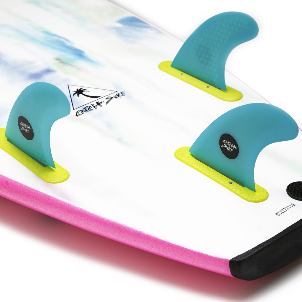 Catch Surf Ultra Hi Perf Tri Fin Kit Cyan The Mysto Spot