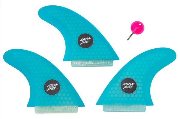Catch Surf - Catch Surf - Ultra Hi-Perf Tri Fin Kit - Cyan - Products - The Mysto Spot