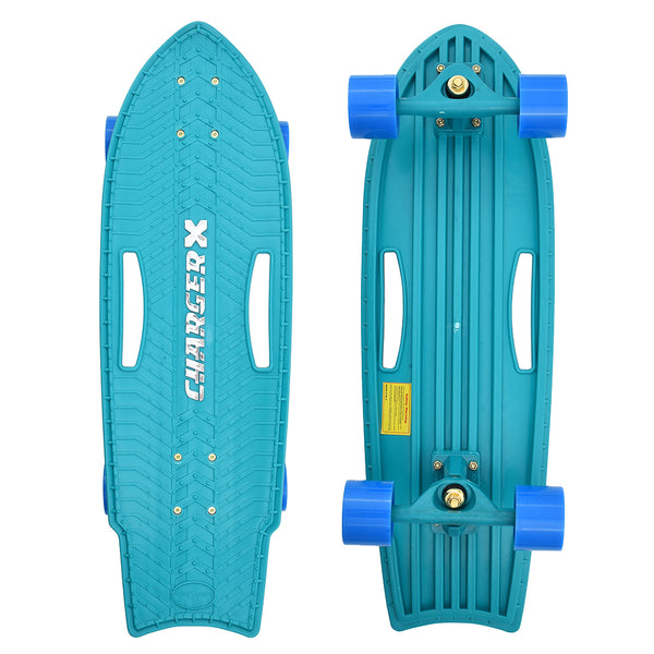 Surfskate Charger-X 28" - Verde azulado 