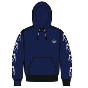 DaFin - Da Repeat Hoodie Fleece - Navy