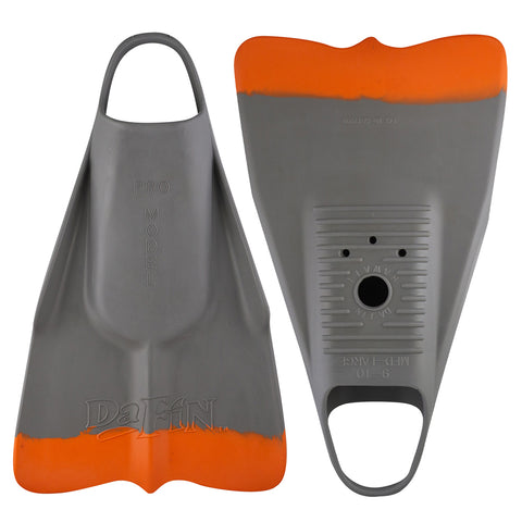 DaFin Swim Fins - Grey & Orange - The Mysto Spot