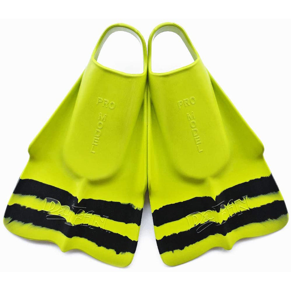 Aletas de natación DaFin - Slyde - Amarillo y negro