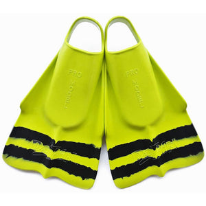 Aletas de natación DaFin - Slyde - Amarillo y negro