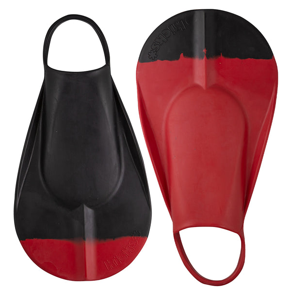 Palmes de bodyboard Kicks - Aka Lyman - Kapakahi Rouge