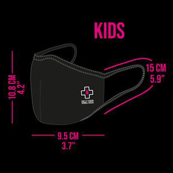 Muc-Off - Masque réutilisable - Dr X Black - Enfants 