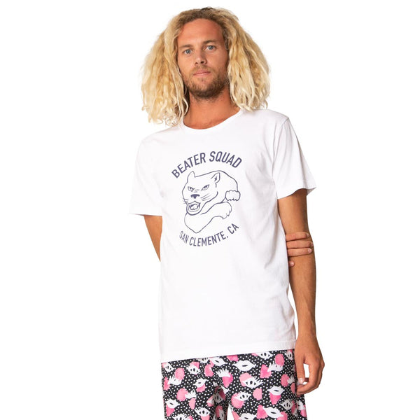 Catch Surf - Catch Surf - Beater Squad S/S Tee ~ White - Products - The Mysto Spot