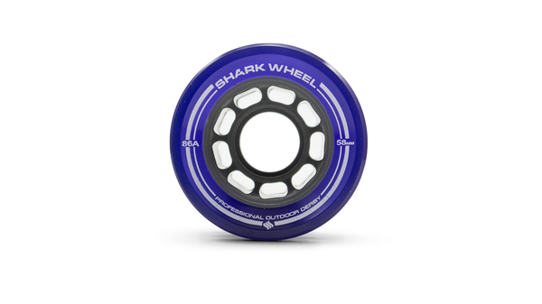 Rueda Shark - Quad Derby para exteriores de 58 mm - Púrpura