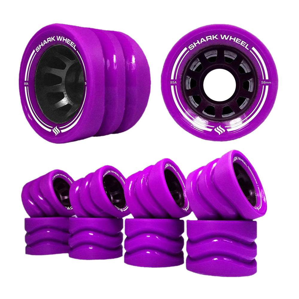 Shark Wheel - 58mm Indoor Quad Derby - Purple