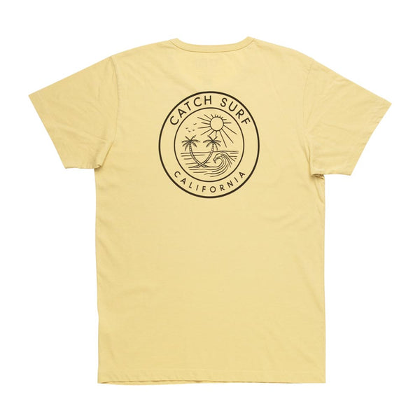 Catch Surf - Catch Surf - Sunset S/S Tee ~ Vintage Yellow - Products - The Mysto Spot