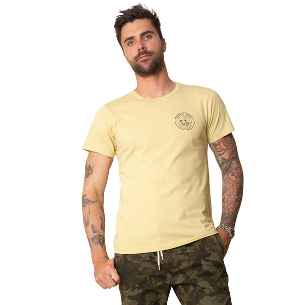 Catch Surf - Catch Surf - Sunset S/S Tee ~ Vintage Yellow - Products - The Mysto Spot