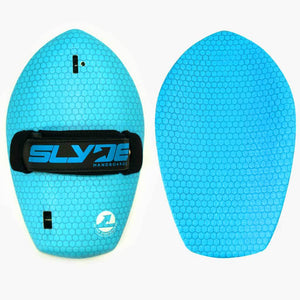 Slyde Handboards - Bula - Neon Blue Hex