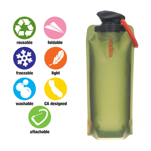 Vapur - Vapur Hydration - 0.7L Eclipse - Olive - Products - The Mysto Spot