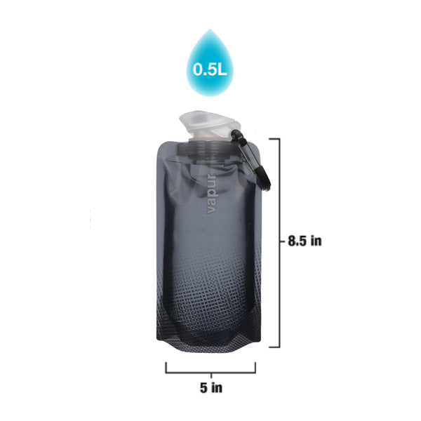 Vapur - Vapur Hydration - 0.5L Shades - Cool Grey - Products - The Mysto Spot