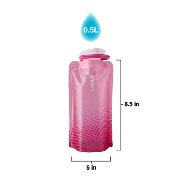 Vapur - Vapur Hydration - 0.5L Shades - Hot Pink - Products - The Mysto Spot