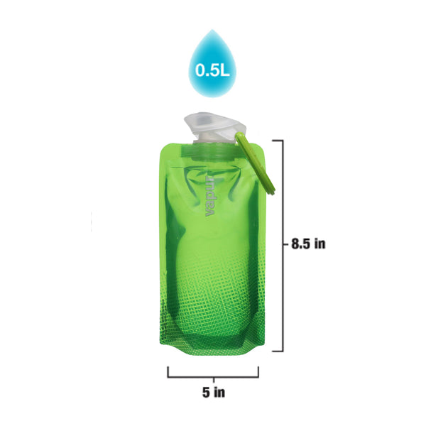 Vapur - Vapur Hydration - 0.5L Shades - True Green - Products - The Mysto Spot