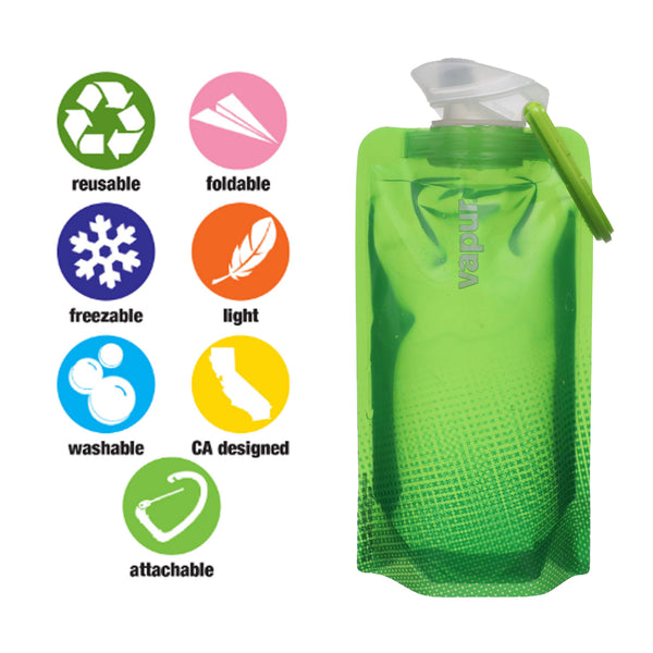 Vapur - Vapur Hydration - 0.5L Shades - True Green - Products - The Mysto Spot